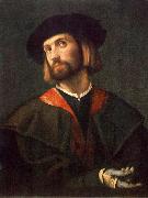 MORETTO da Brescia Portrait of a Man sg oil painting artist